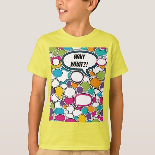 Wacht wat??!! t-shirt (Voorkant)