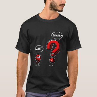 Wacht welke interpunctiegrammar voor leraar t-shirt
