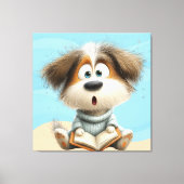 Wacht, werd de bal niet gegooid? canvas afdruk (Voorkant)