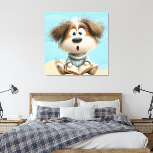 Wacht, werd de bal niet gegooid? canvas afdruk (Insitu (Slaapkamer))