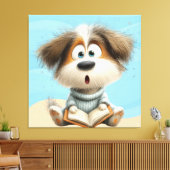 Wacht, werd de bal niet gegooid? canvas afdruk (Insitu (Woonkamer))