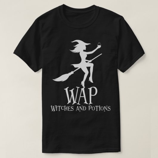WACHTE Halloween-heks T-shirt (Design voorkant)