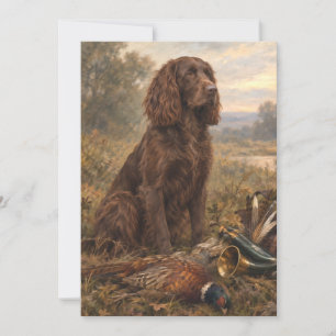 Wachtelhund Jachtkunst, Duitse Spaniel Kaart