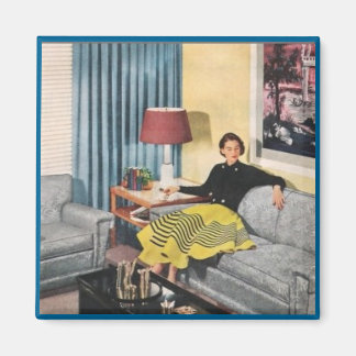 WACHTEN, 1950s Retromagneet Magneet