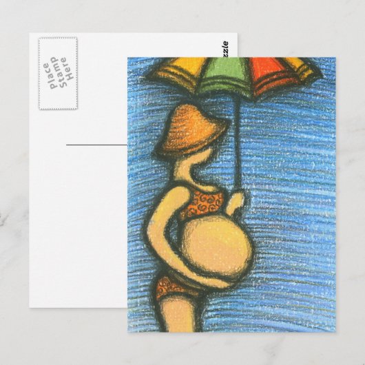 Wachten_1 Briefkaart (Voorkant / Achterkant)