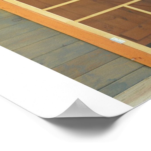 Wachten aan de deur poster (Hoek)