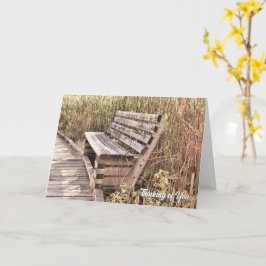 Wachten Bench - Denken aan Kaart