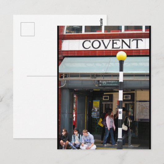 Wachten bij Covent Briefkaart (Voorkant / Achterkant)