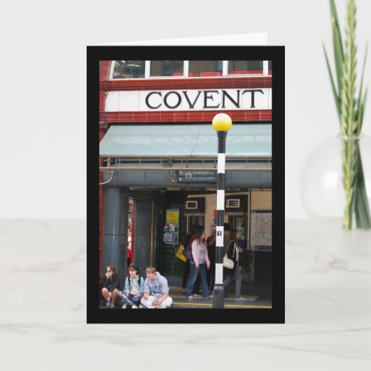 Wachten bij Covent Kaart (Voorkant)