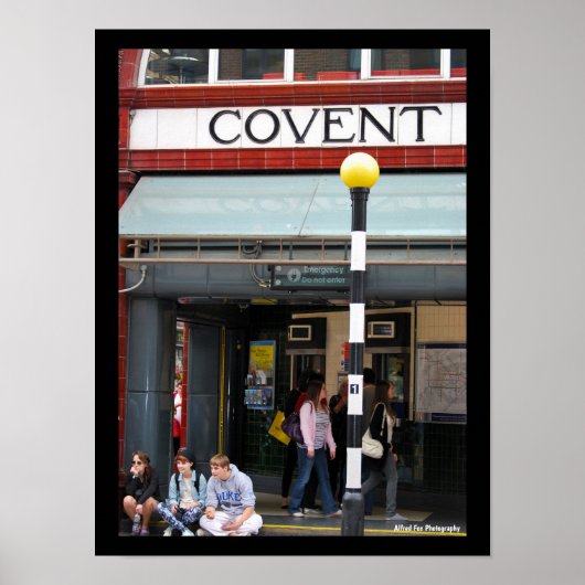 Wachten bij Covent Poster (Voorkant)
