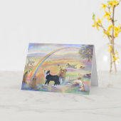 Wachten bij de Regenboogbrug Kaart (Gele Bloem)