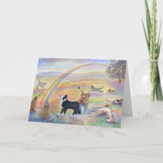 Wachten bij de Regenboogbrug Kaart (Voorkant)