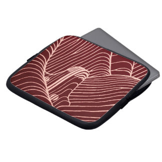 Wachten binnen laptop sleeve