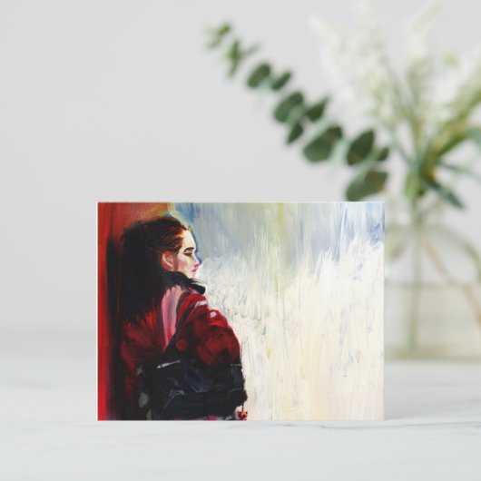 Wachten Briefkaart (Staand voorkant)