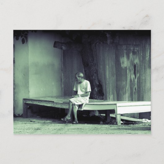 Wachten Briefkaart (Voorkant)