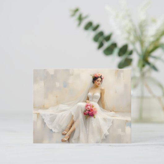 Wachten Briefkaart (Staand voorkant)