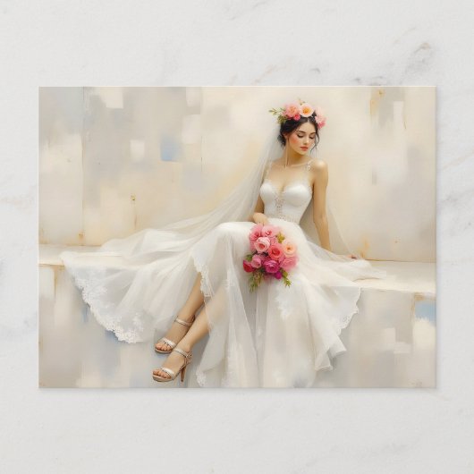 Wachten Briefkaart (Voorkant)