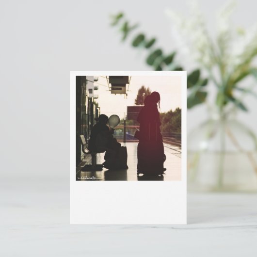 Wachten Briefkaart (Staand voorkant)