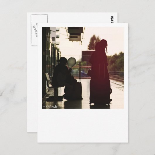 Wachten Briefkaart (Voorkant / Achterkant)