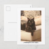 ...wachten...briefkaart feestdagenkaart (Voorkant / Achterkant)