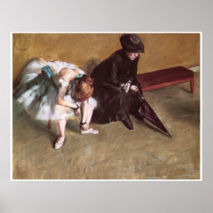 Wachten, c. 1882, Edgar Degas Poster