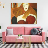 Wachten Canvas Afdruk (Insitu (Woonkamer))