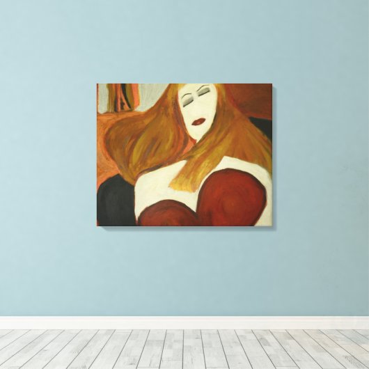 Wachten Canvas Afdruk (Insitu (Houten vloer))