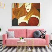 Wachten Canvas Afdruk (Insitu (Woonkamer))