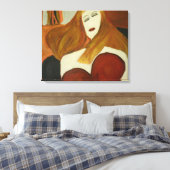 Wachten Canvas Afdruk (Insitu (Slaapkamer))