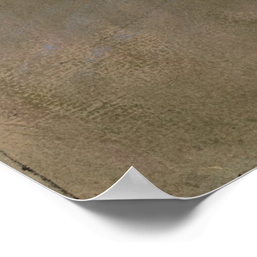 Wachten door Edgar Degas Poster (Hoek)