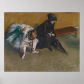 Wachten door Edgar Degas Poster (Voorkant)