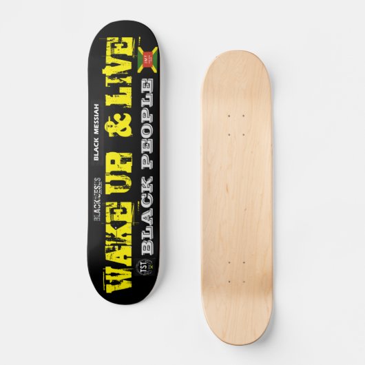 WACHTEN EN LEVEN PERSOONLIJK SKATEBOARD (Voorkant)