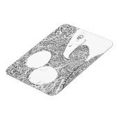 WACHTEN EN WACHTEN OP DE EIEREN OM TE HAREN MAGNEET (Linkerzijde)