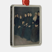 Wachten in de kliniek, 1888 metalen ornament (Rechts)