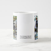 "Wachten in Parijs" Grote Koffiekop (Voorkant)