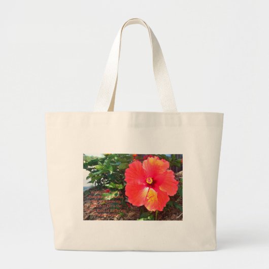 Wachten is pijnlijk grote tote bag (Voorkant)