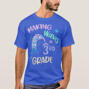 Wachten maken in 3e-klassensnoord terug naar schoo t-shirt