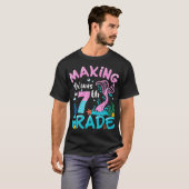 Wachten maken in 7e Grade Mermaid terug naar schoo T-shirt (Voorkant volledig)