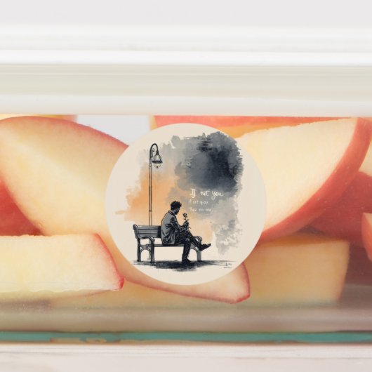 Wachten met een Roos – Onuitgesproken Liefde Labels (Aangebracht)