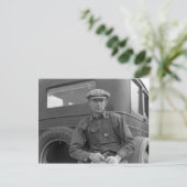 Wachten om sinaasappels te kiezen briefkaart (Staand voorkant)