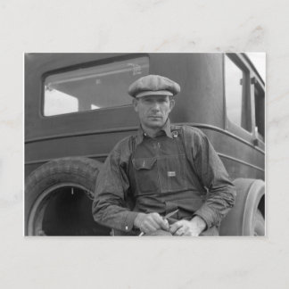 Wachten om sinaasappels te kiezen briefkaart