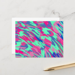 Wachten op Abstracte kunst in het voorjaar Briefkaart