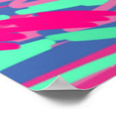 Wachten op Abstracte kunst in het voorjaar Poster (Hoek)
