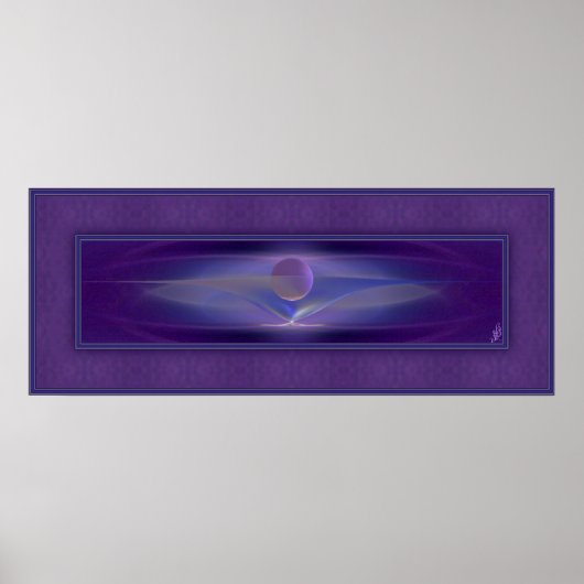 Wachten op Abstracte kunst Poster (Voorkant)