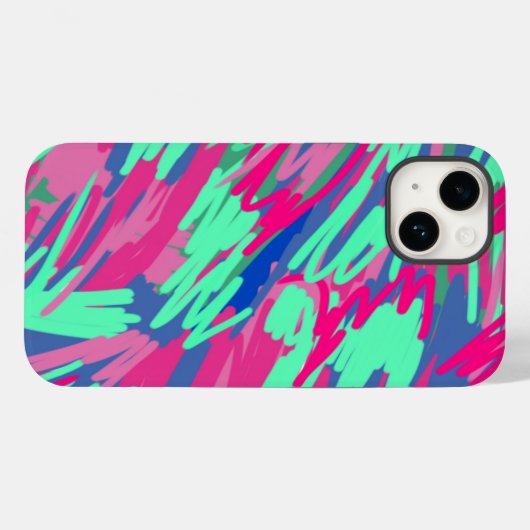 Wachten op Abstracte voorjaarsafdrukken Case-Mate iPhone Case (Achterkant (horizontaal))