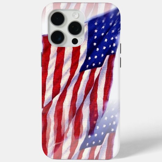 Wachten op Amerikaanse vlag Case-Mate iPhone Case (Achterkant)