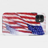Wachten op Amerikaanse vlag Case-Mate iPhone Case (Achterkant (horizontaal))