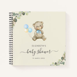 wachten op baby shower guestbook notitieboek