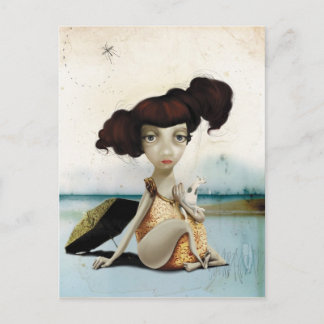 wachten op... briefkaart