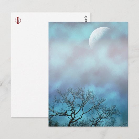 Wachten op Briefkaart in de ochtend (Voorkant / Achterkant)